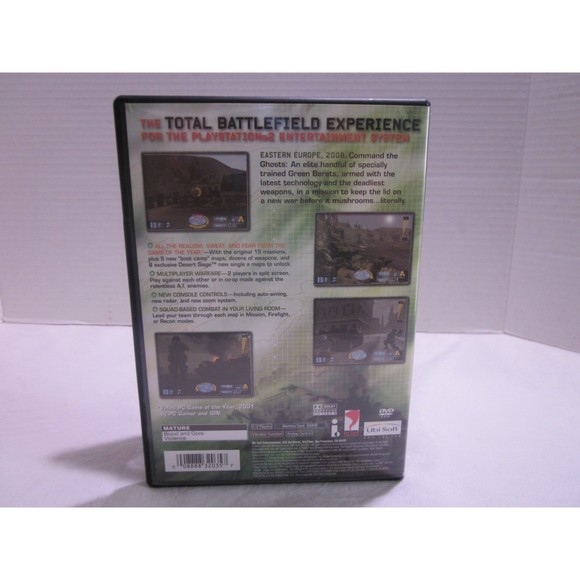 Tom Clancy's Ghost Recon Sony Playstation 2 PS2 Complete With Manual - Picture 4 of 4